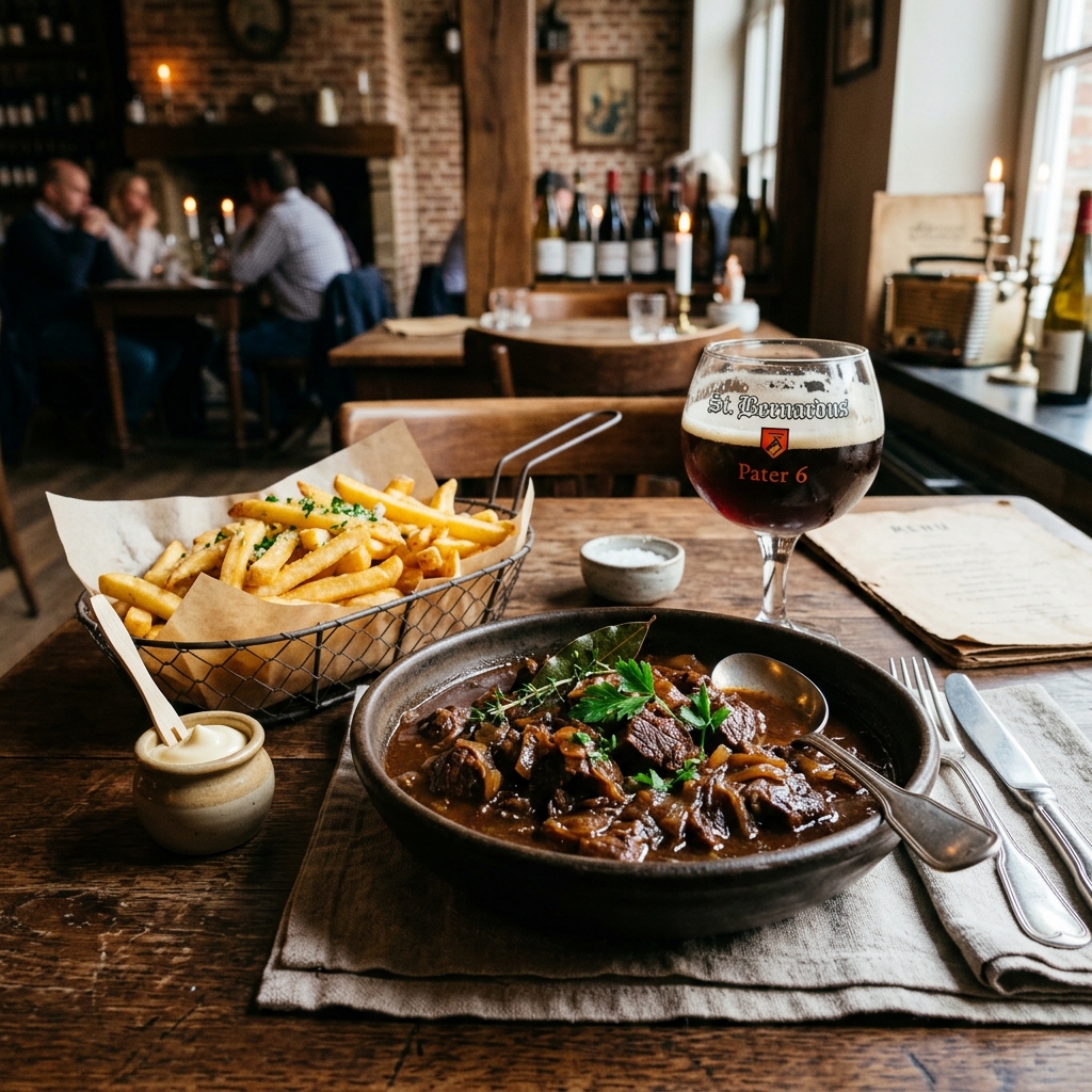 Carbonade Flamande avec frites